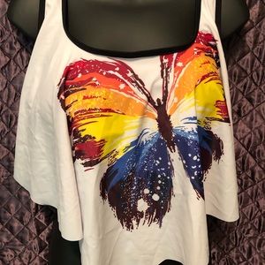 Butterfly swim top